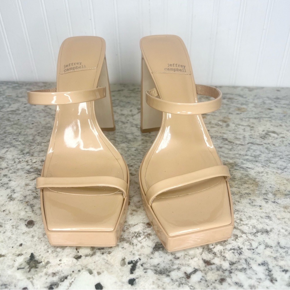 Jeffrey Campbell Open Square Toe Heels - Picture 3 of 10